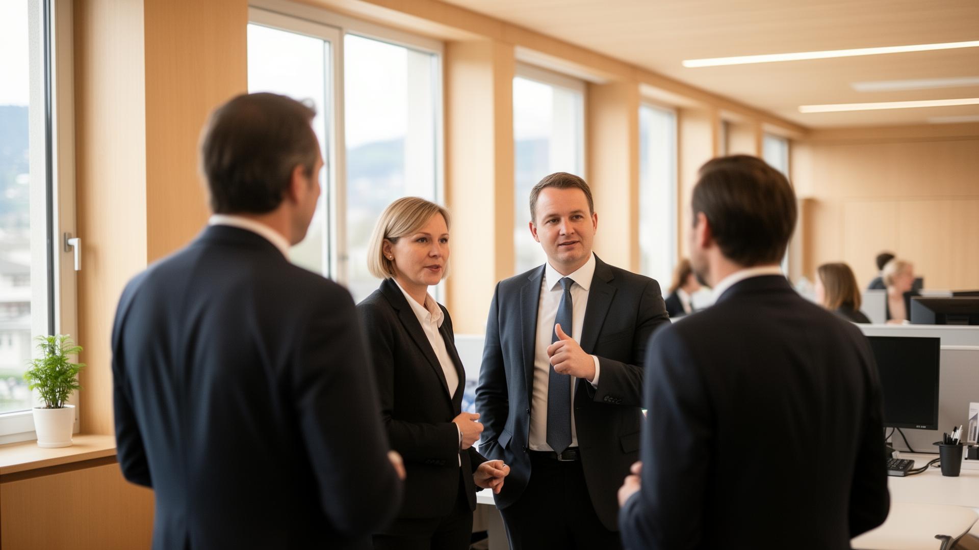 Menschen im Austausch — Zusammenarbeit auf Augenhöhe.